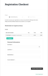Baskerville Child Theme - Registration Page