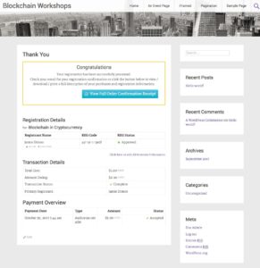 Radiate Child Theme - Thank You Page