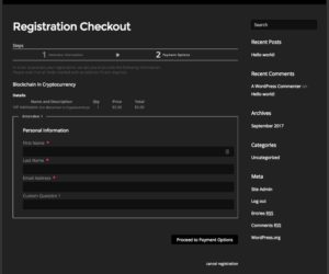 Themify Base Child Theme - Registration Page