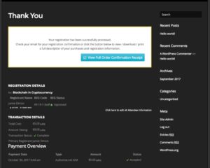 Themify Base Child Theme - Thank You Page